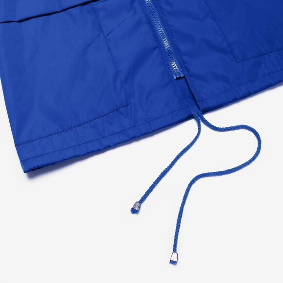 Women's Waterproof Raincoat Lightweight Hooded Windbreaker with Pockets - Picture 6 of 7